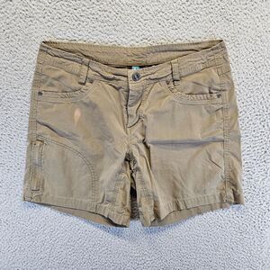 Kuhl Shorts Womens Size 10 Khaki Vintage Patina Dye Outdoor Hiking‎ Short
